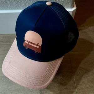 PrAna Volkswagen Bus Navy Baseball Hat Cap Snapback Mesh Back O/S Unisex